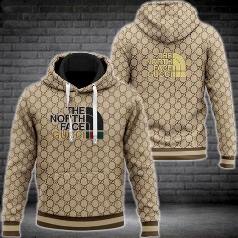 gucci the north face apparel|gucci north face hoodie brown.